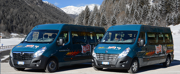 Comfort and safety for your holiday transfers in Dimaro